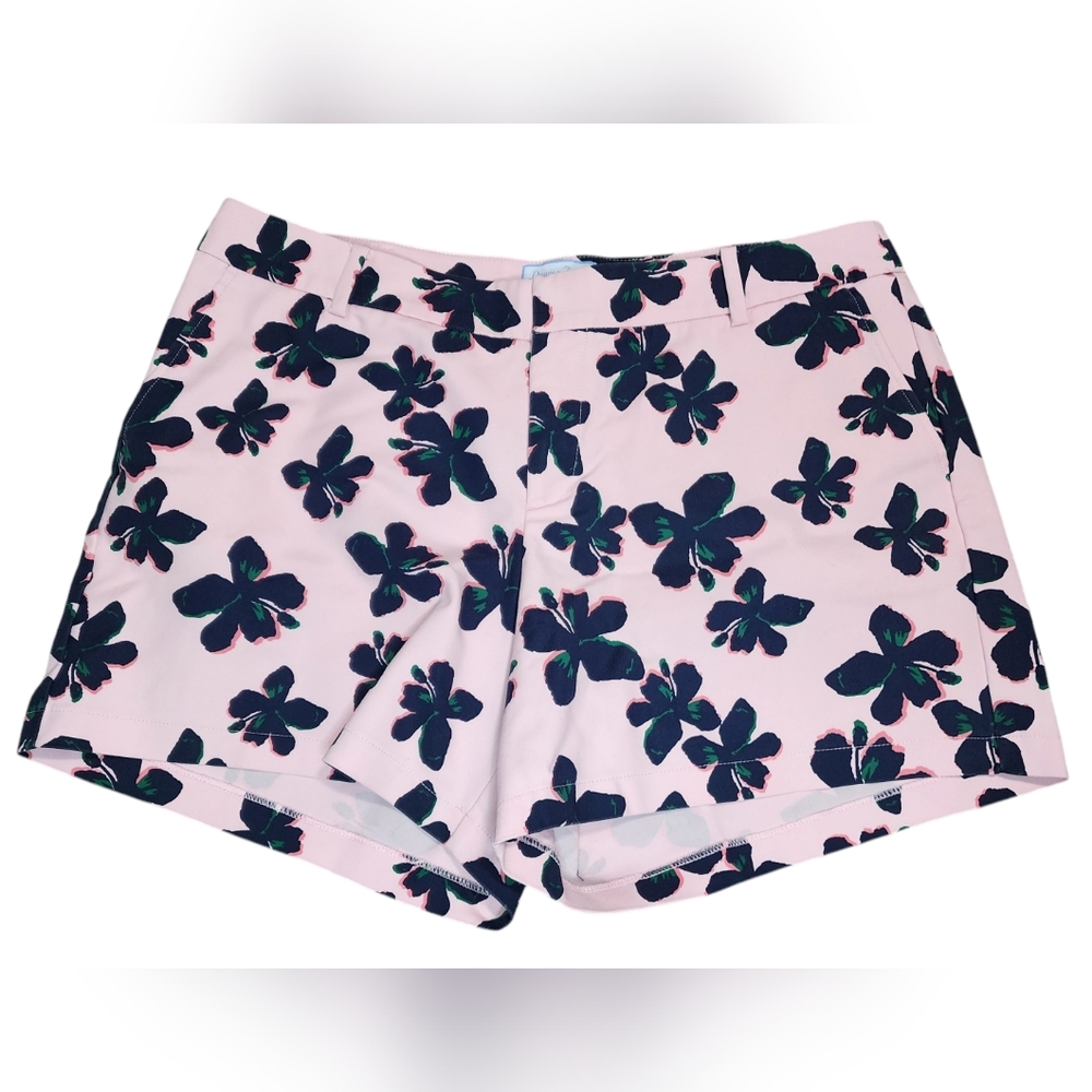 Draper James Eloquii Floral Print High Rise Shorts size 14